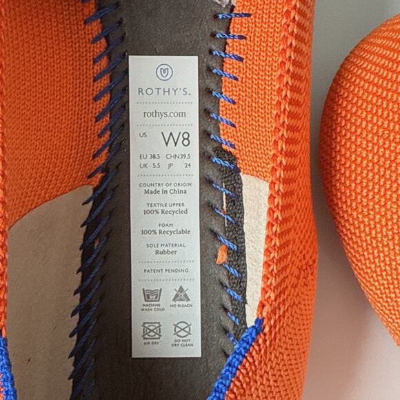 Rothy's The Point II | Orange | W8 - Picture 2 of 7